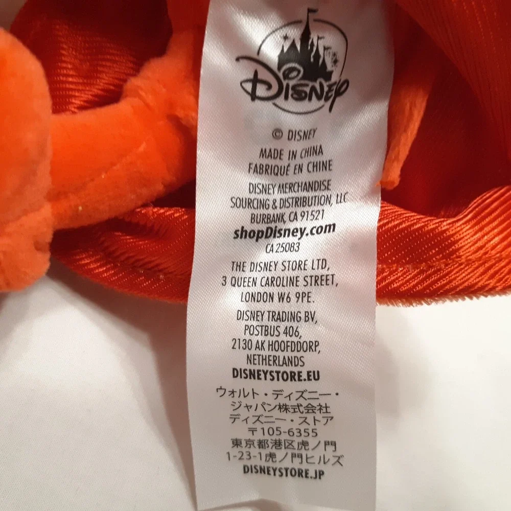 Disney Sorcerer Mickey Plush Ink & Paint Mystery Color Orange Fantasia‎ Wizard